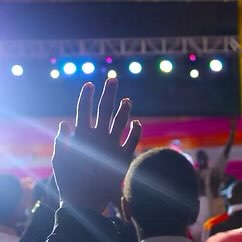 People in Christian fellowship